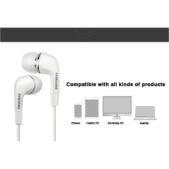 Samsung Earphones EHS64 With Built-in Microphone - Picture 1 of 4
